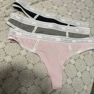 NWOT Bebe Thong Panties